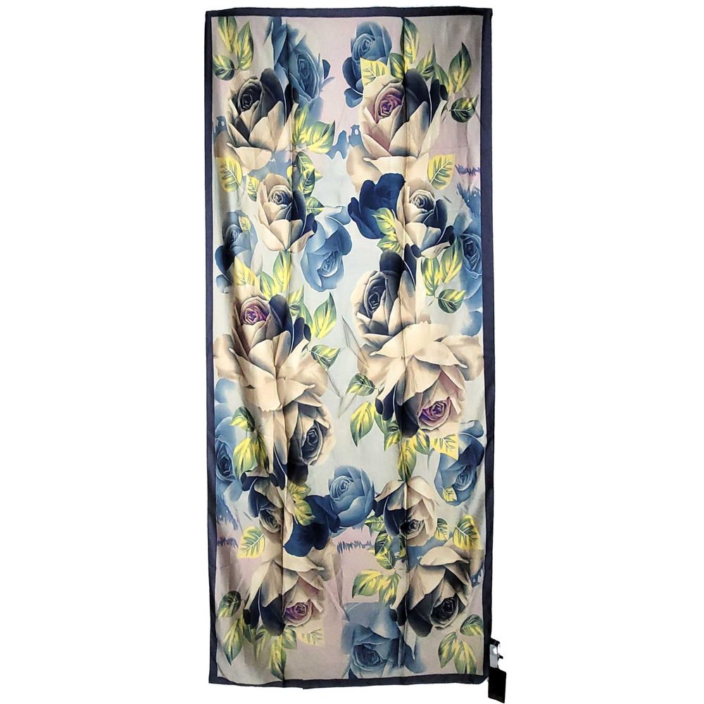 NWT Long Soft Scarf 34"x69" Rectangle Silk Feeling 100% Shawl Wrap 0272